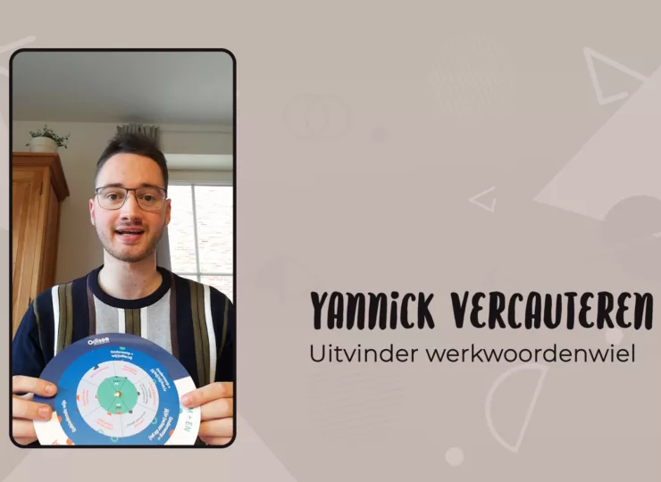 Maak nooit meer dt-fouten dankzij het werkwoordenwiel van meester Yannick